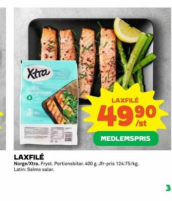 Coop Extra Laxfilé erbjuda