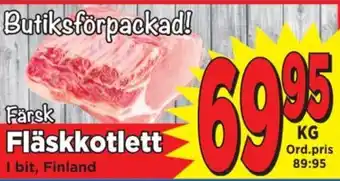 Supergrossen Fläskkotlett erbjuda