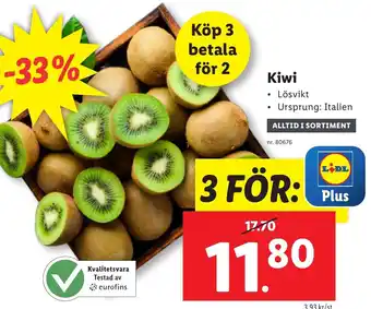Lidl Kiwi erbjuda