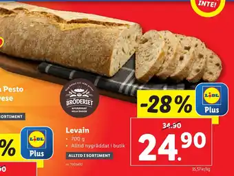 Lidl Levain erbjuda