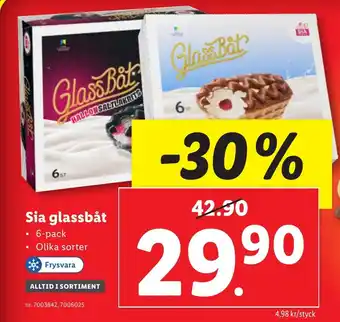 Lidl Sia glassbåt erbjuda