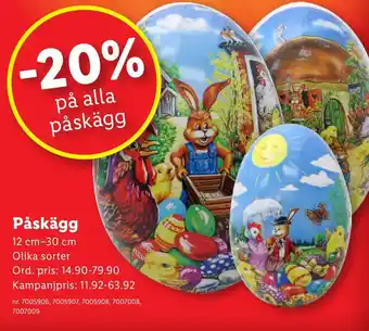 Lidl Påskägg erbjuda