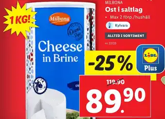 Lidl Ost i saltlag erbjuda