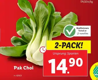 Lidl Pak Choi erbjuda