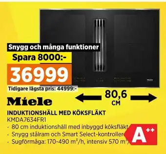 Power INDUKTIONSHÄLL MED KÖKSFLÄKT erbjuda