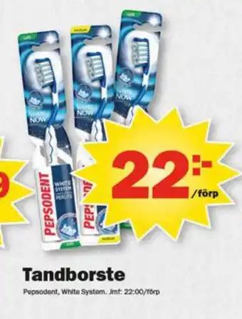 Pekås Tandborste erbjuda