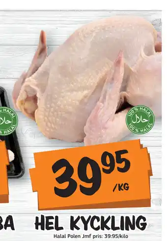 Bazaar Food market HEL KYCKLING erbjuda