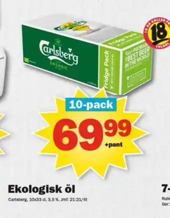 Pekås Ekologisk öl erbjuda