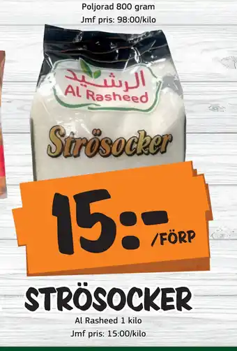 Bazaar Food market STRÖSOCKER erbjuda