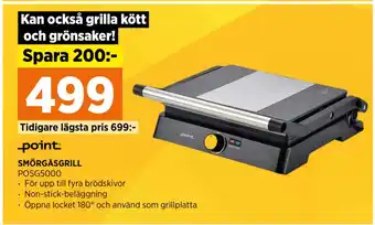Power SMÖRGÅSGRILL erbjuda