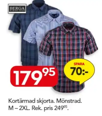 Bo Ohlsson Kortärmad skjorta Mönstrad M-2XL erbjuda