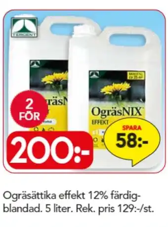 Bo Ohlsson Ogräsättika effekt 12% färdig- blandad 5 liter erbjuda