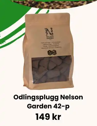 Granngården Odlingsplugg Nelson Garden 42-p erbjuda
