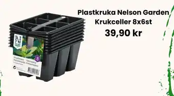 Granngården Plastkruka Nelson Garden Krukceller 8x6st erbjuda