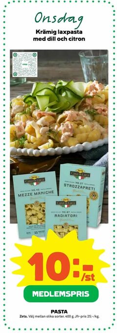 Stora Coop Pasta erbjuda