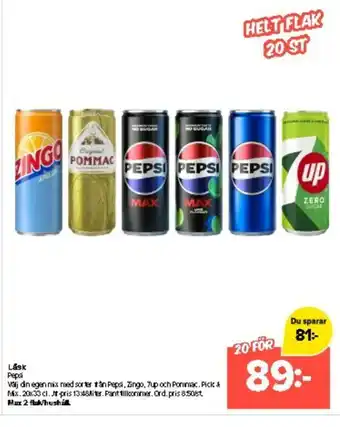 Coop Extra Låsk Pepsi erbjuda