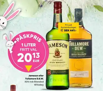 Border Shop Jameson whisky erbjuda