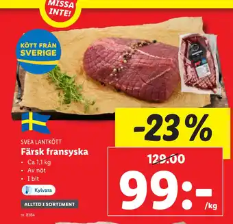 Färsk fransyska