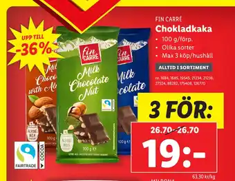 Lidl Chokladkaka erbjuda