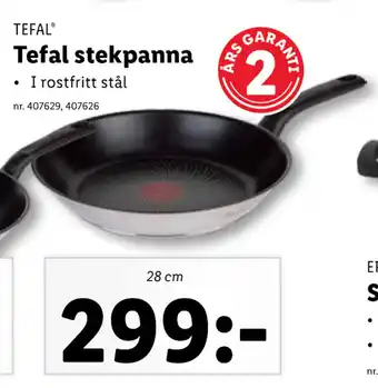 Lidl Tefal stekpanna erbjuda