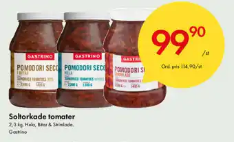 Snabbgross Gastrino Soltorkade Tomater 2,3 kg erbjuda