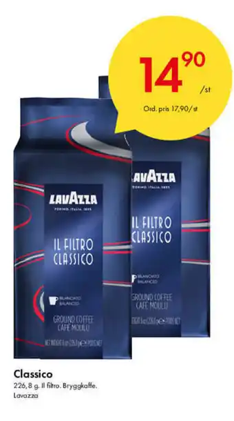 Snabbgross Lavazza Classico 226,8 g erbjuda
