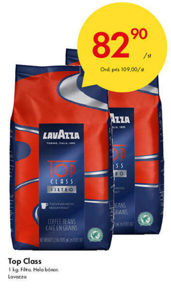 Snabbgross Lavazza Top Class 1 kg erbjuda