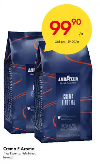 Snabbgross Lavazza Crema E Aroma 1 kg erbjuda