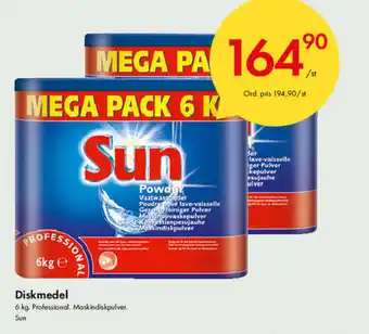 Snabbgross Sun Diskmedel 6 kg erbjuda
