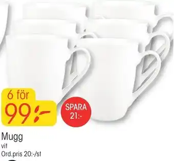 EKO Mugg vit erbjuda