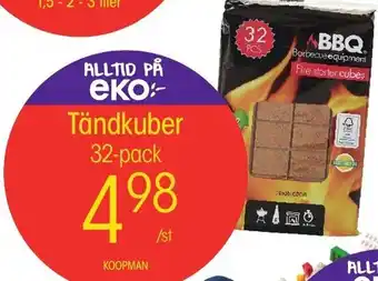 EKO Tändkuber 32-pack erbjuda