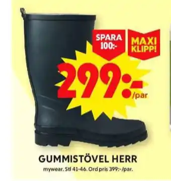 ICA Maxi Mywear gummistövlar erbjuda