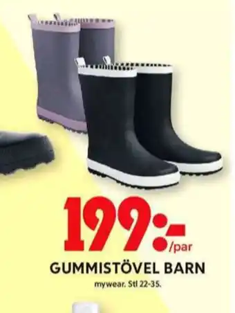 ICA Maxi Mywear gummistövlar erbjuda