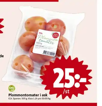 Ica plommontomater