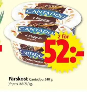 ICA Supermarket Cantadou färskost erbjuda