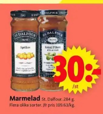 ICA Supermarket St dalfour marmelad erbjuda
