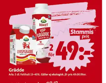 ICA Nära Arla vispgrädde erbjuda