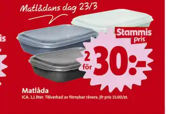 ICA Nära Ica matlådor erbjuda