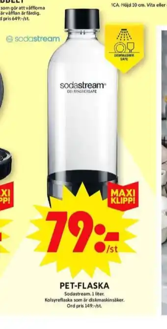 ICA Maxi Sodastream flaskor erbjuda