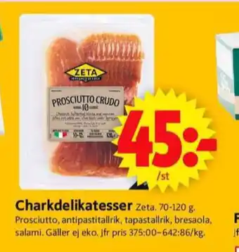 ICA Supermarket Zeta prosciutto erbjuda