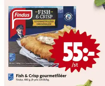 ICA Nära Findus fiskfiléer panerad erbjuda