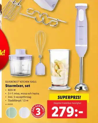 Lidl Silvercrest stavmixer erbjuda
