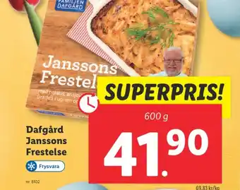 Lidl Dafgårds färdigrätter erbjuda