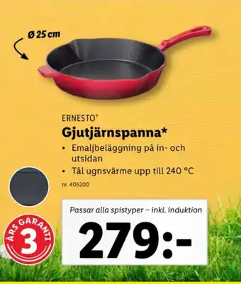 Lidl Ernesto stekpanna erbjuda