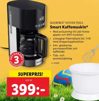Lidl Silvercrest kaffebryggare erbjuda