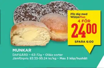 Willys Hemma Dafgårds butiksbakat kaffebröd erbjuda