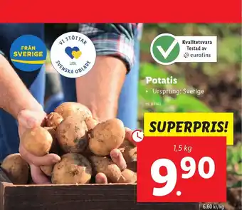 Lidl Potatis 1,5 kg erbjuda