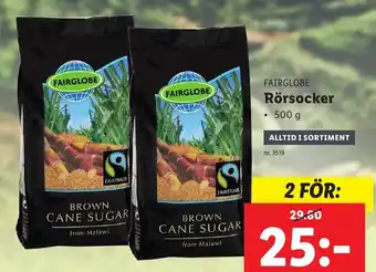Fairglobe Rörsocker 500 g