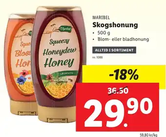 Lidl Maribel Skogshonung 500 g erbjuda