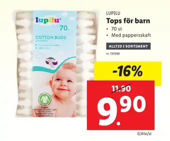 Lidl Lupilu Tops för barn 70 st erbjuda